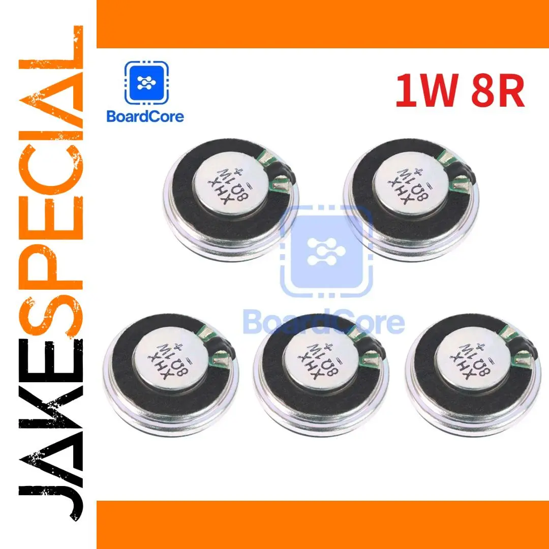 Set of 5 30mm Mini Horn Speakers for Devices 1 Set of 5 30mm Mini Horn Speakers for Devices