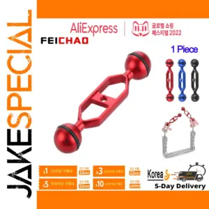 Aluminum Dual Ball Joint Adapter for Underwater Cameras