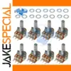 Set of 10 Dual-Gang Rotary Potentiometers