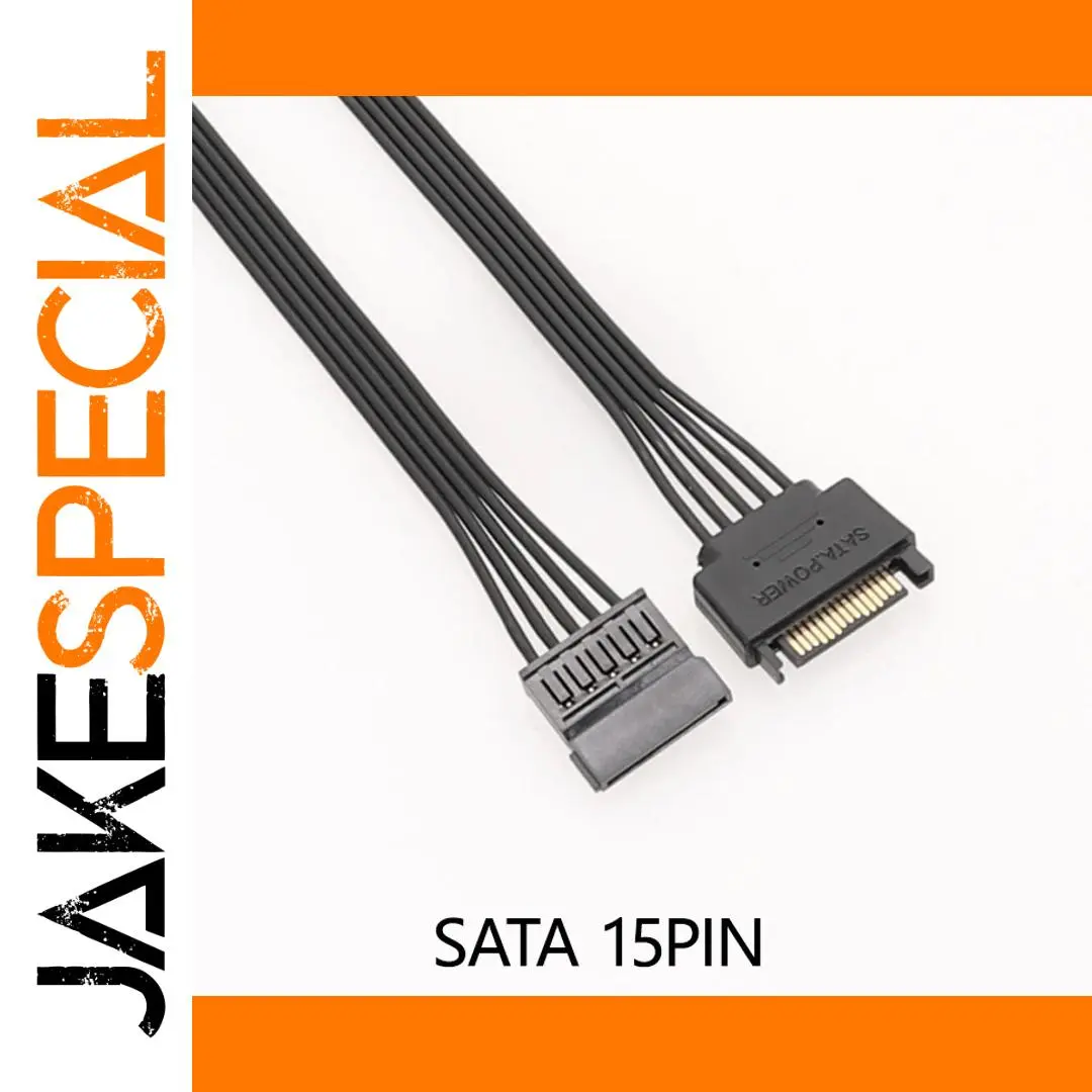 SATA 15Pin Power Cable Extension 30cm 1 SATA 15Pin Power Cable Extension 30cm
