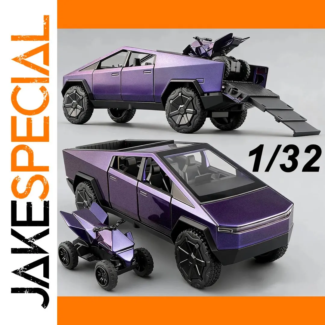 Futuristic 1/32 Alloy Toy Truck with Sounds 1 Futuristic 1/32 Alloy Toy Truck with Sounds