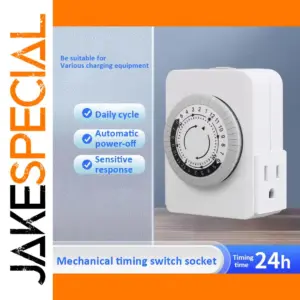 Gold Mechanical Timer Switch Socket