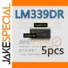 Set of 5 LM339DR ICs in SOIC-14 package