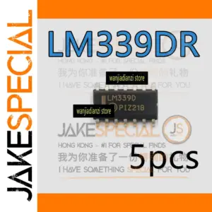 Set of 5 LM339DR ICs in SOIC-14 package