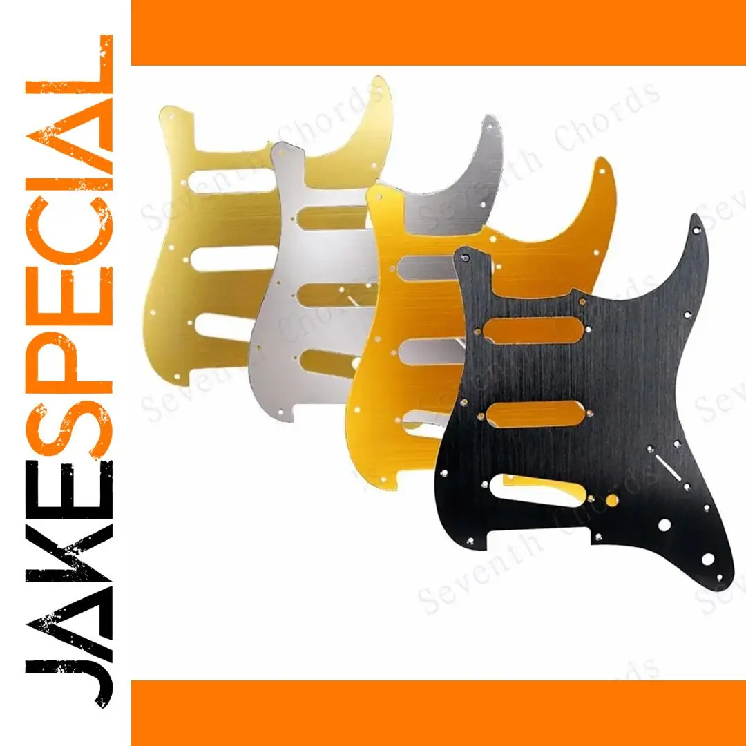 ST-Style Aluminum Metal Pickguard for Electric Guitars 1 ST-Style Aluminum Metal Pickguard for Electric Guitars