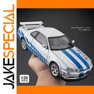 1:24 Skyline R34 Diecast Model with Sound