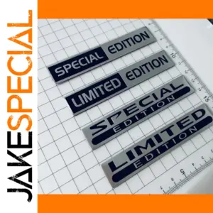 Limited Edition Silver & Black Car Badge for 2021 Models