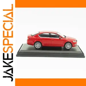 Red Diecast Octavia Sedan Model 1:43 Scale