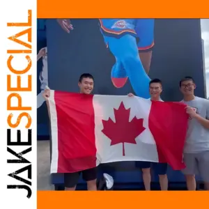 Canadian Flag 90x150 cm Polyester Outdoor Display