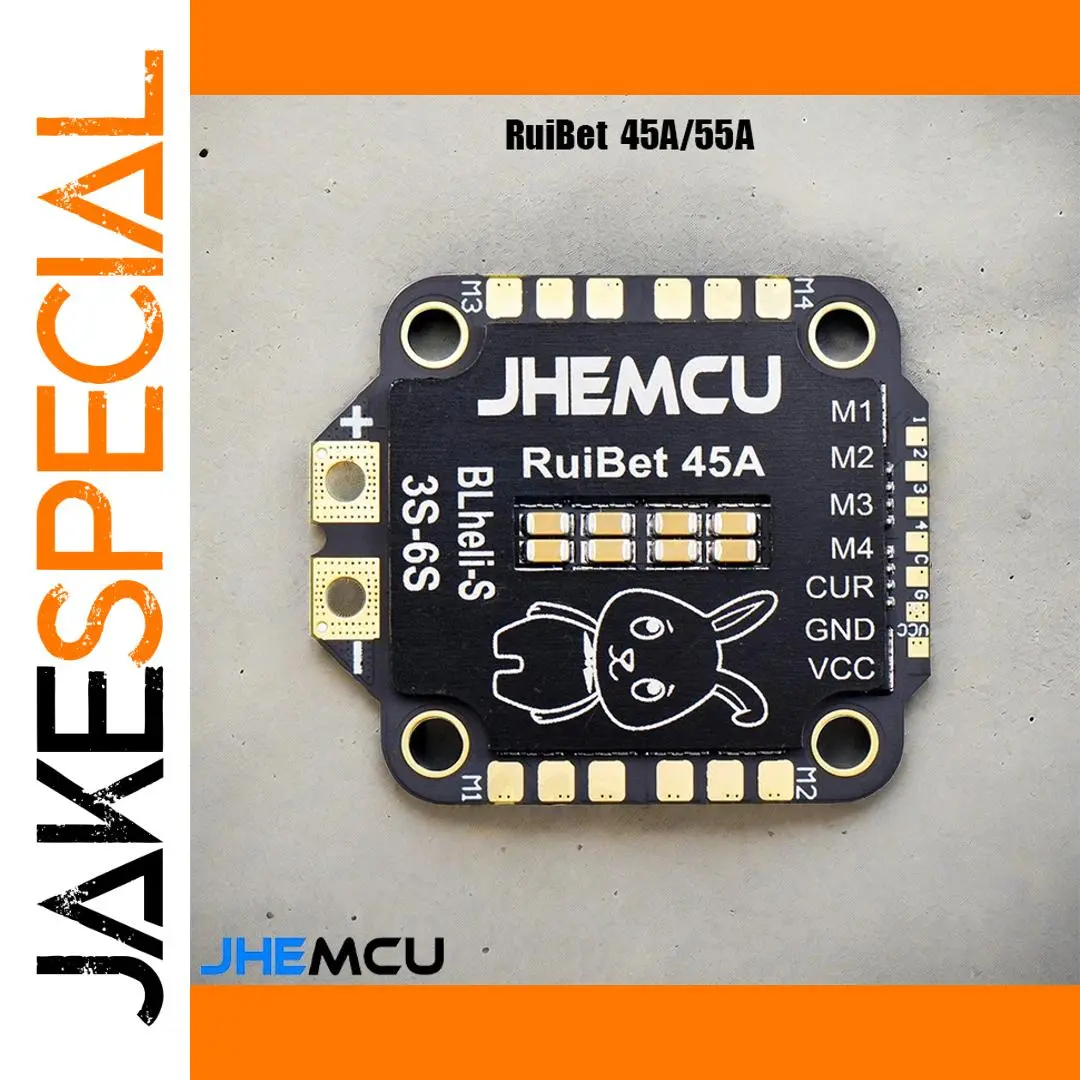JHEMCU RuiBet 45A/55A ESC for RC Drones 1 JHEMCU RuiBet 45A/55A ESC for RC Drones