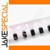 Set of 100 Surface-Mount 1N4007W Schottky Diodes