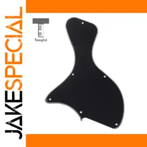 Black Pickguard for Electric Guitars