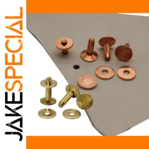 Copper and Brass Leather Rivets Set