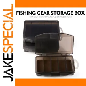Plastic Fishing Lure Tackle Box with Compartments