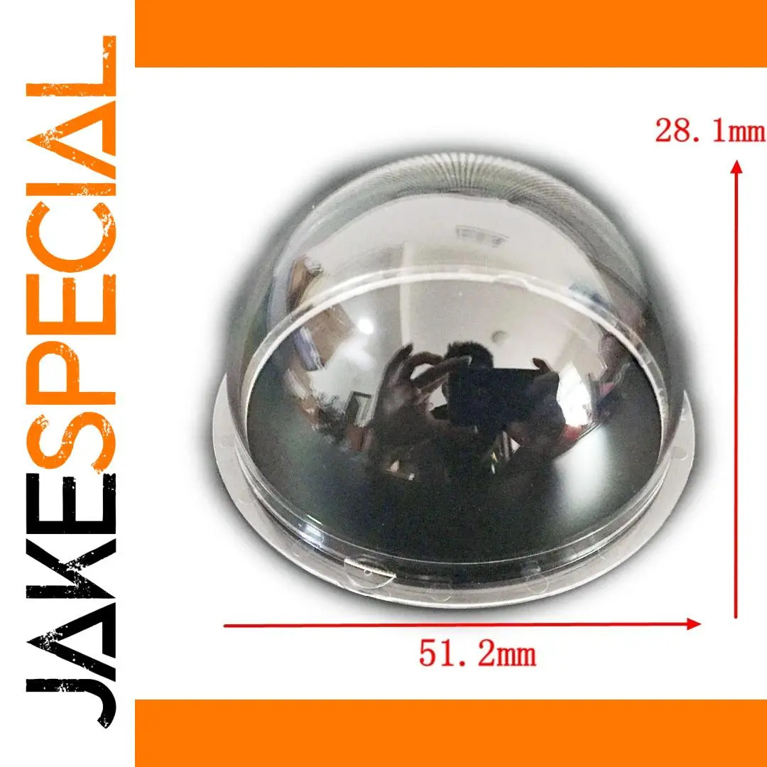 2-Inch Clear Acrylic CCTV Dome Cover 1 2-Inch Clear Acrylic CCTV Dome Cover