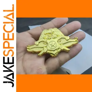 Gold US Navy Master/Officer Badge