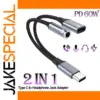 2-in-1 Type-C Adapter for Charging & Audio