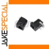 DC-005 Black Power Jack Sockets (10-Pack)