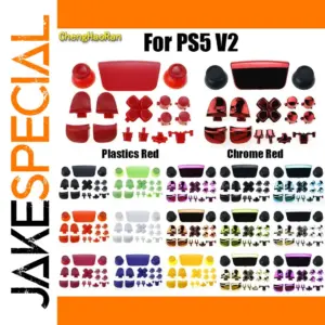 Vibrant PS5 V2 Controller Replacement Set