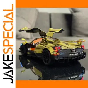 Gold Pagani Huayra Diecast Model 1:24 Scale