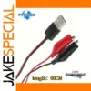 Alligator Test Clip USB Cable 60cm