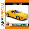 Vibrant Yellow Porsche 964 Speed Diecast Model