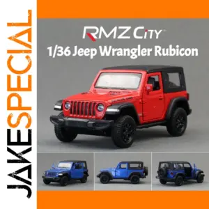 1:36 Scale Diecast Jeep Wrangler Rubicon