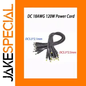 AQJG 5.5 x 2.5mm & 5.5 x 2.1mm Power Cable