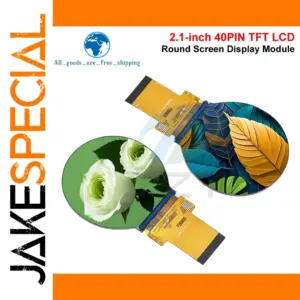 2.1-Inch Round TFT LCD Display Module