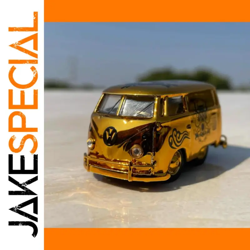 The Vintage Luxury of the Golden VW T1 Van Diecast Model 1:64 Scale 1 5238c669f1cb42c1bedfdf1f product image
