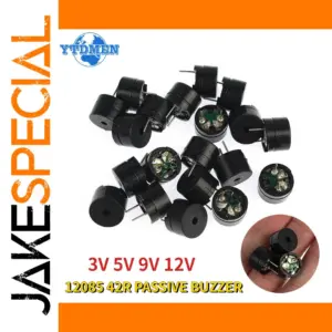 12mm Diameter Mini Passive Piezo Buzzer for Electronics