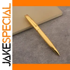 Golden Stainless Steel Ballpoint Pen for Professionals