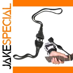 Black Acoustic Guitar Strap Lock with Quick-Release