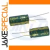 Set of Green Aluminum Electrolytic Capacitors 330μF 63V