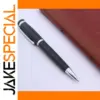 BAOER 508 Black Lacquered Silver Mesh Ballpoint Pen