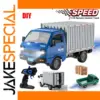 Blue 1:16 RC Cargo Van with Off-Road Features