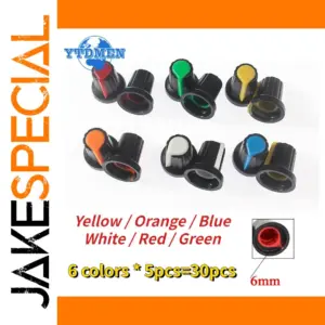 Colorful Potentiometer Knob Set for Electronics