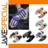 Vibrant Full Finger Motorcycle Gloves for Outdoors
