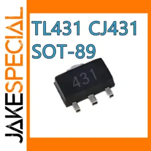 Set of 5 TL431 CJ431 Voltage Regulators in SOT-89