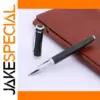 Elegant Black and Silver Metal Rollerball Pen