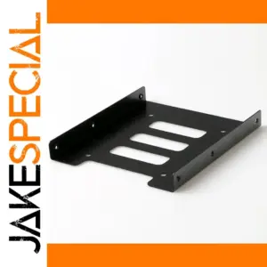 Black Metal SSD/HDD Mounting Bracket for PC