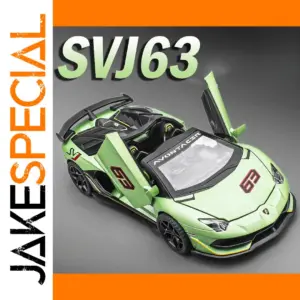 Vibrant Green 1:32 Scale Supercar Model