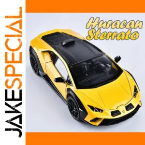 Yellow Lamborghini Huracan Sterrato 1:24 Scale Model