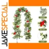 200cm Realistic Christmas Wreath with Berries