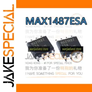 Set of 5 MAX1487 Transceiver Chips in SOP8 Packages