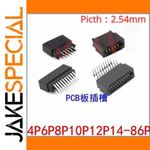 Multi-Pin PCB Edge Card Connectors Set (5-Pack)