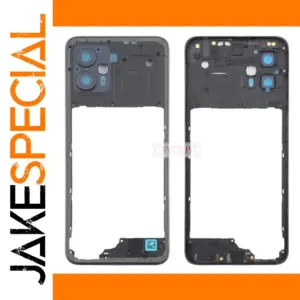 Motorola G23 Replacement Back Housing in Black/Silver