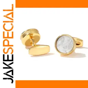 Elegant Vintage Alloy Cufflinks for Men