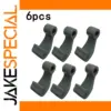 Marine-Grade Grey PVC Tarp Hooks Set of 6