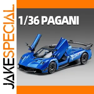 Pagani Zonda R 1:36 Diecast Model in Blue